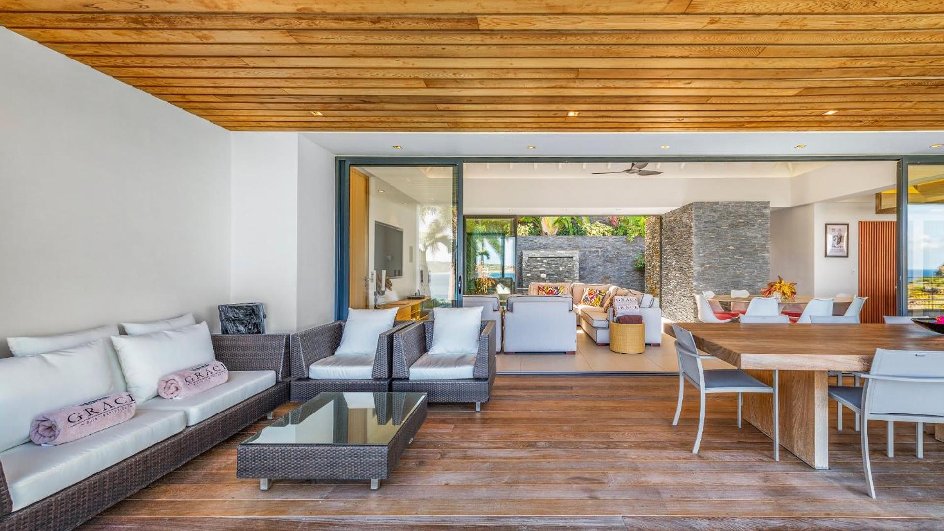 Вилла Architecture Jewel Set On A Hillside St. Barthelemy Экстерьер фото