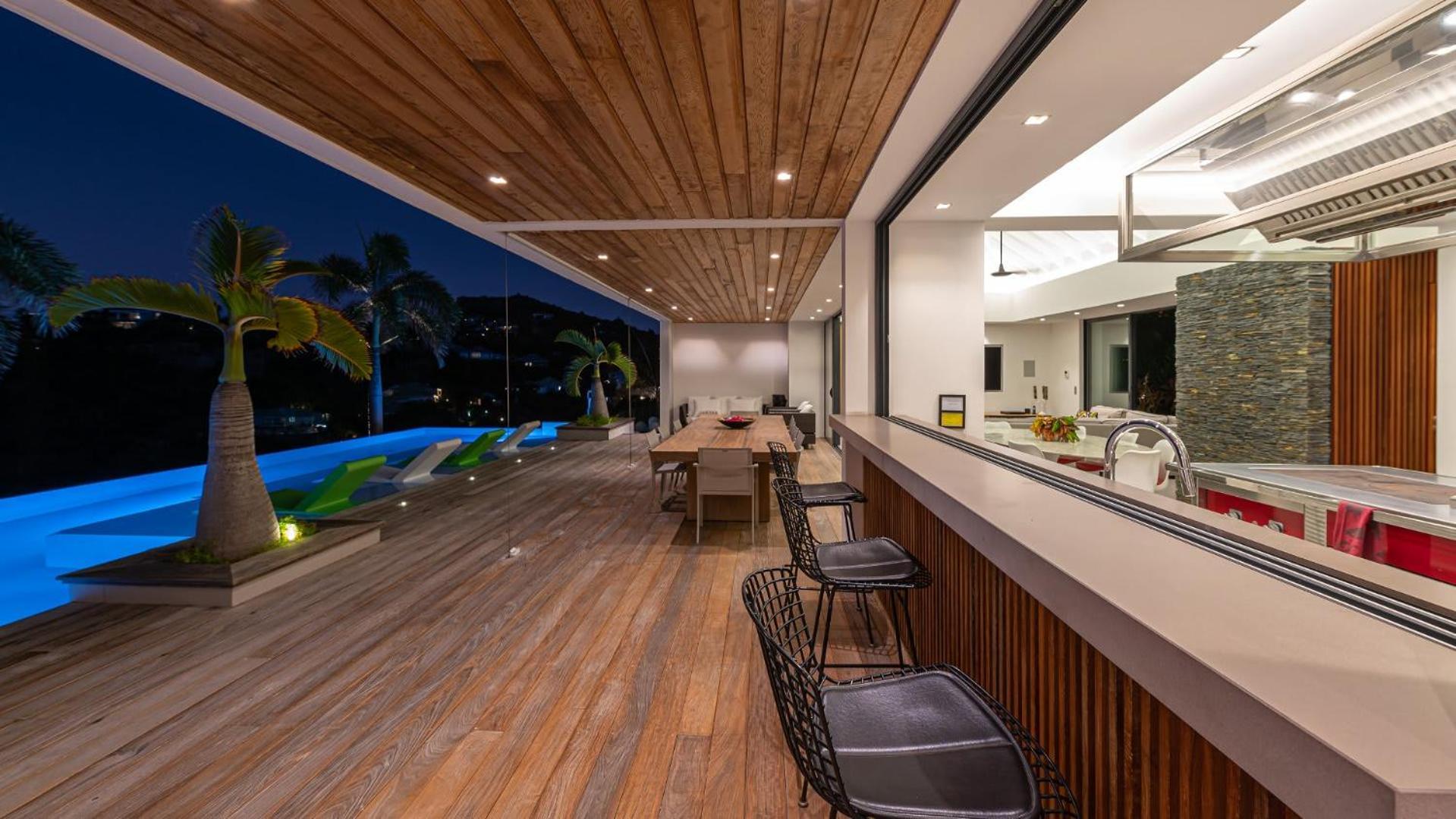 Вилла Architecture Jewel Set On A Hillside St. Barthelemy Экстерьер фото