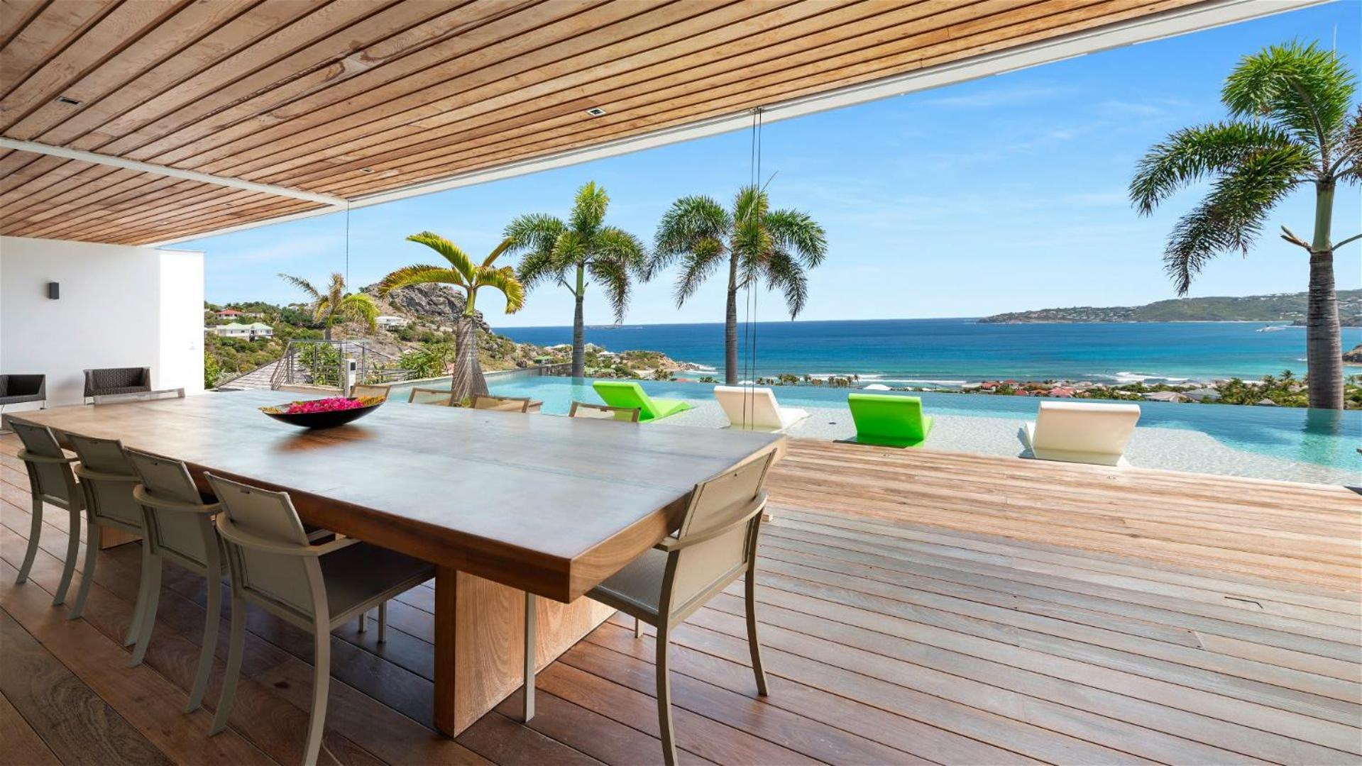 Вилла Architecture Jewel Set On A Hillside St. Barthelemy Экстерьер фото