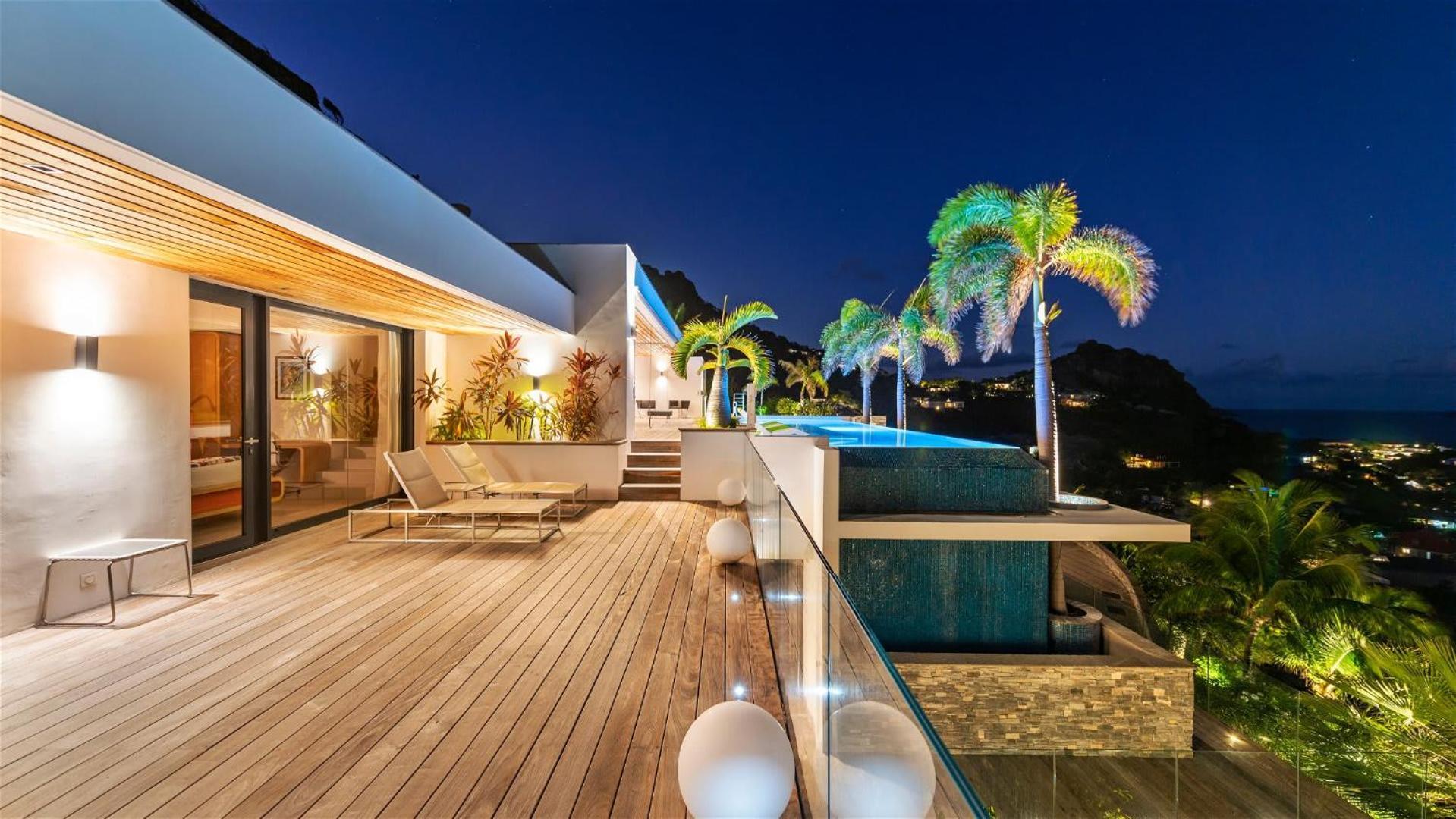 Вилла Architecture Jewel Set On A Hillside St. Barthelemy Экстерьер фото