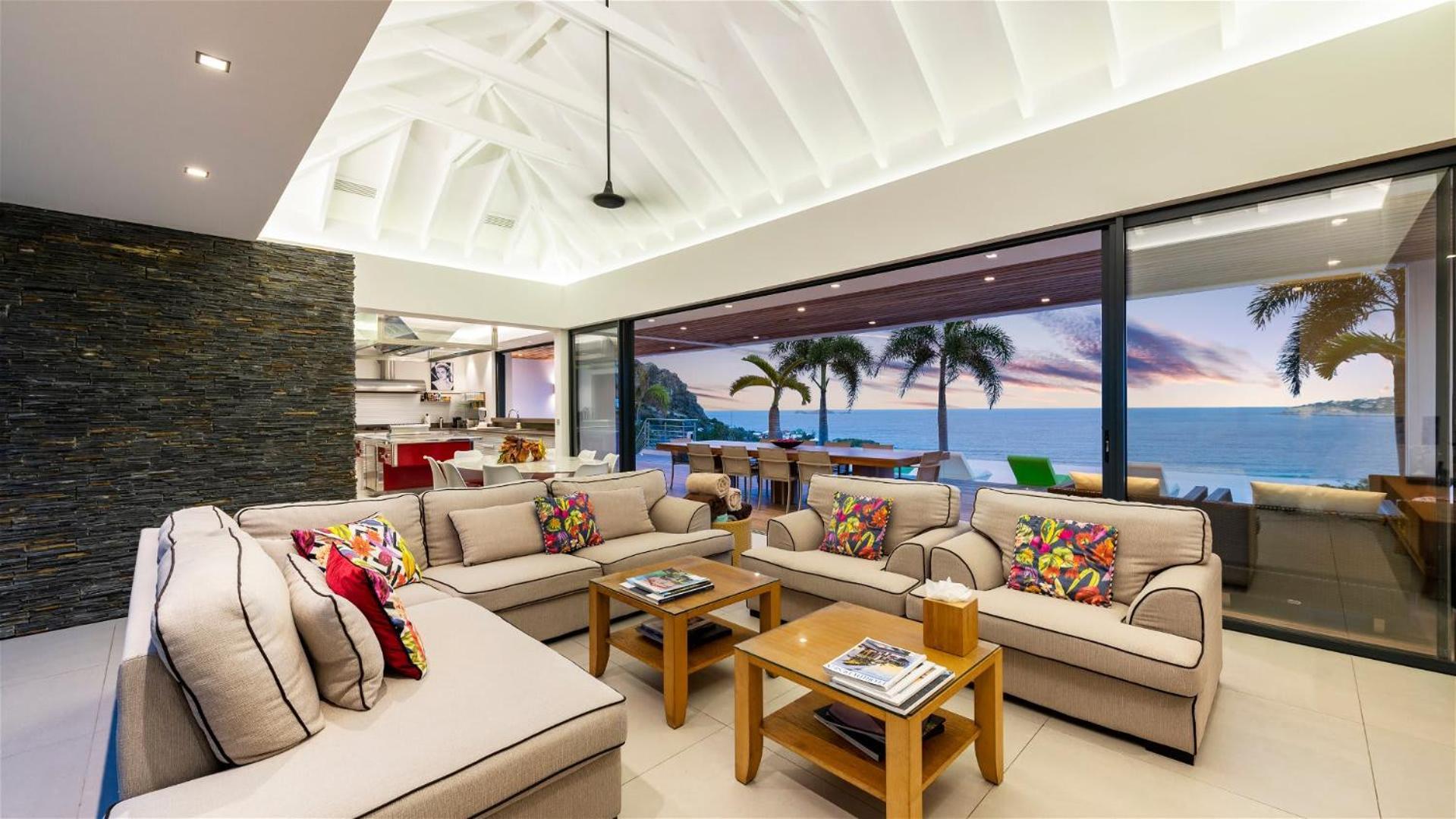 Вилла Architecture Jewel Set On A Hillside St. Barthelemy Экстерьер фото