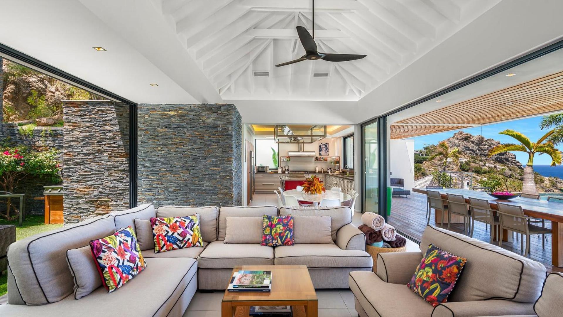 Вилла Architecture Jewel Set On A Hillside St. Barthelemy Экстерьер фото