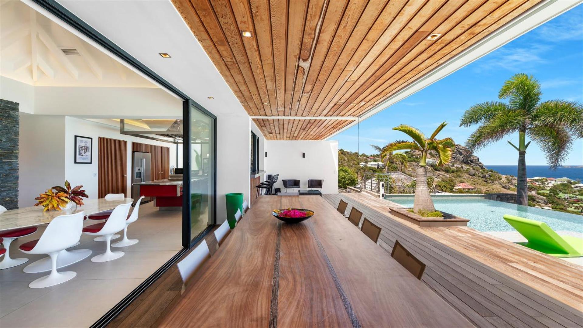 Вилла Architecture Jewel Set On A Hillside St. Barthelemy Экстерьер фото