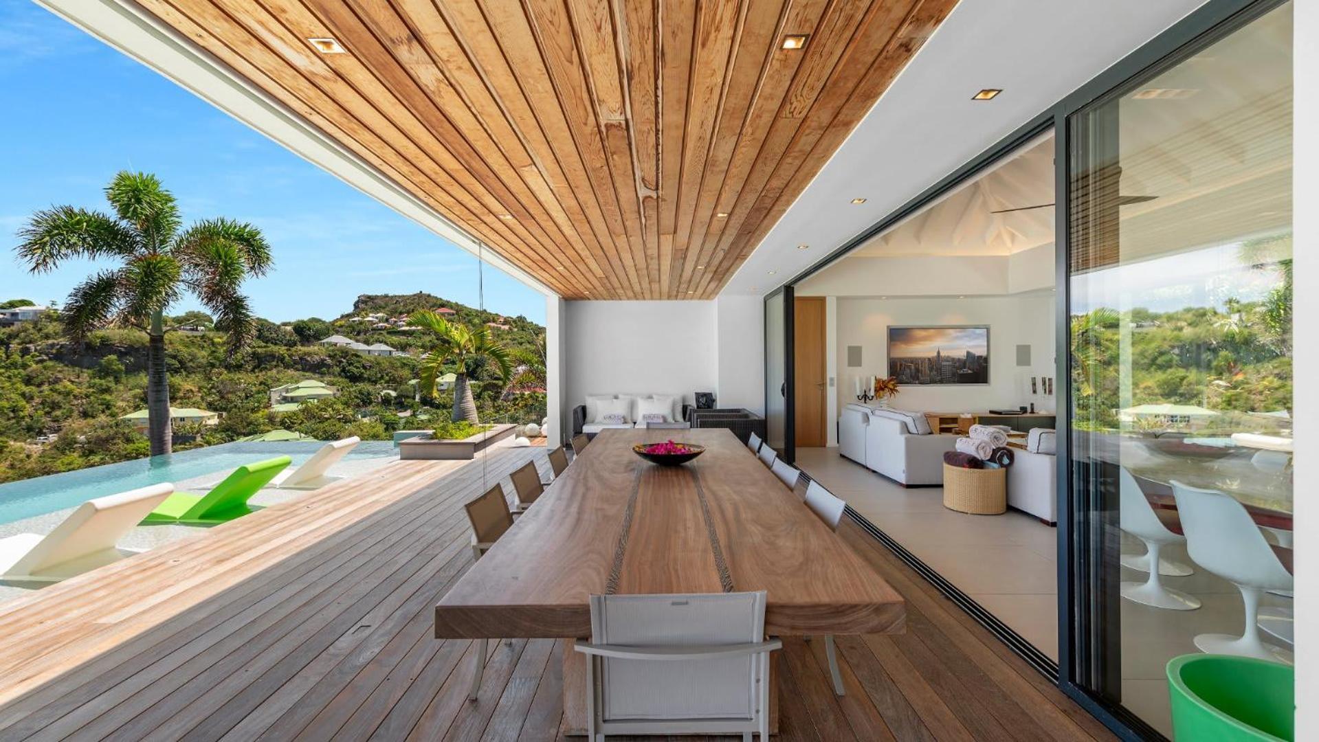 Вилла Architecture Jewel Set On A Hillside St. Barthelemy Экстерьер фото
