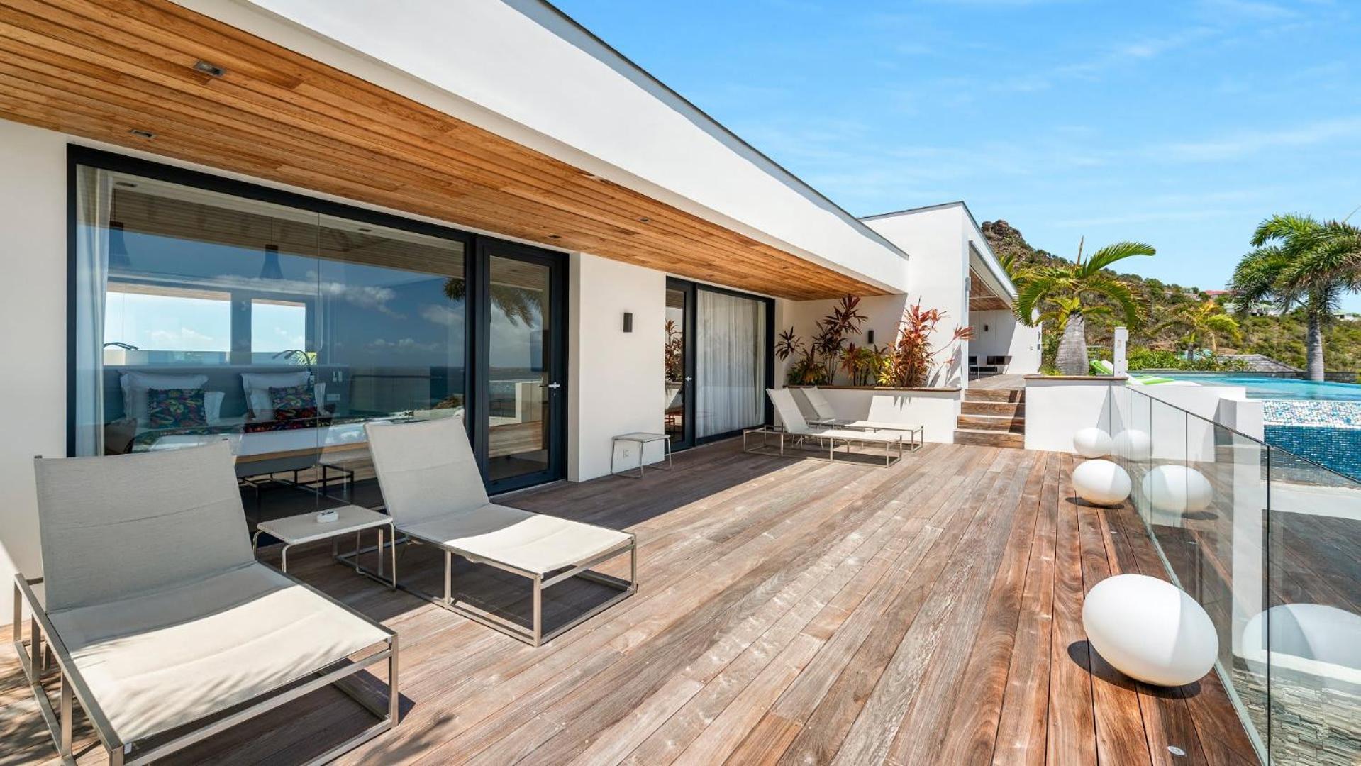 Вилла Architecture Jewel Set On A Hillside St. Barthelemy Экстерьер фото